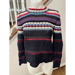Spencer Vladimir Women's Mixed-Stitch Crop Sweater Small